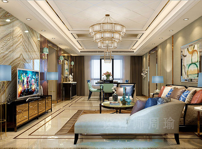 呦女20p世纪江尚三室两厅168平装修设计效果欣赏